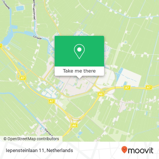 Iepensteinlaan 11, 8501 KK Joure Karte