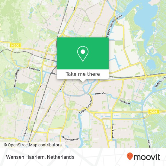 Wensen Haarlem, Lange Veerstraat map