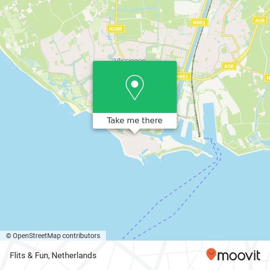 Flits & Fun, Walstraat map