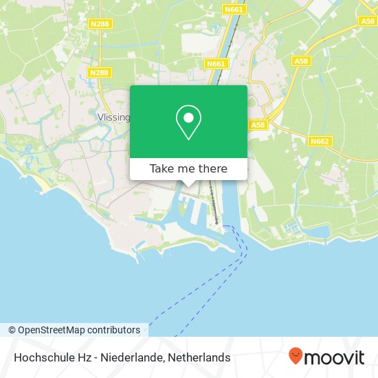 Hochschule Hz - Niederlande, Edisonweg 4 map