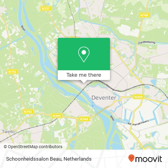 Schoonheidssalon Beau map