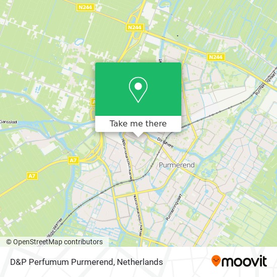 D&P Perfumum Purmerend map