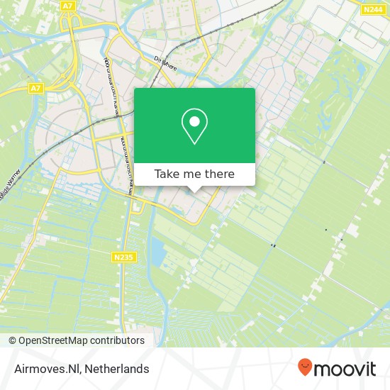 Airmoves.Nl, Brahmsstraat 62 Karte