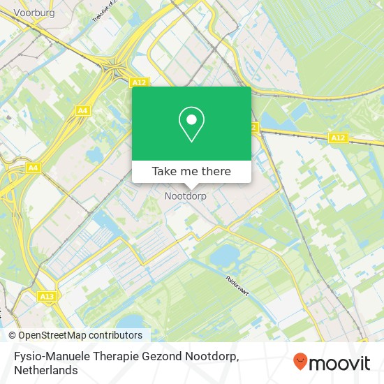 Fysio-Manuele Therapie Gezond Nootdorp, Dorpsstraat 35 map