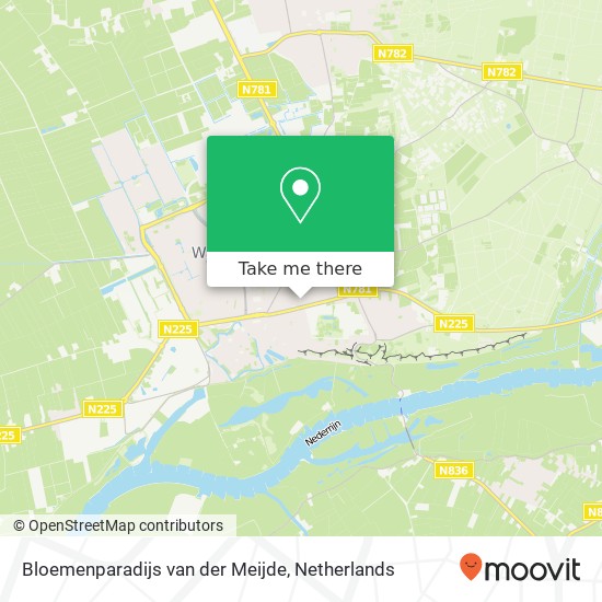 Bloemenparadijs van der Meijde, Arboretumlaan 21 map