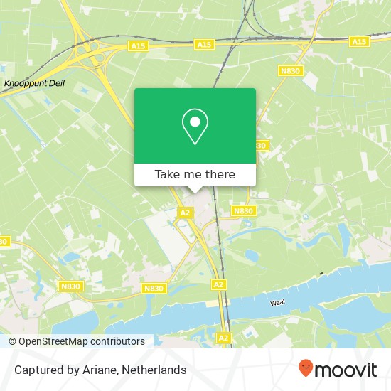 Captured by Ariane, Zandweg 12 map