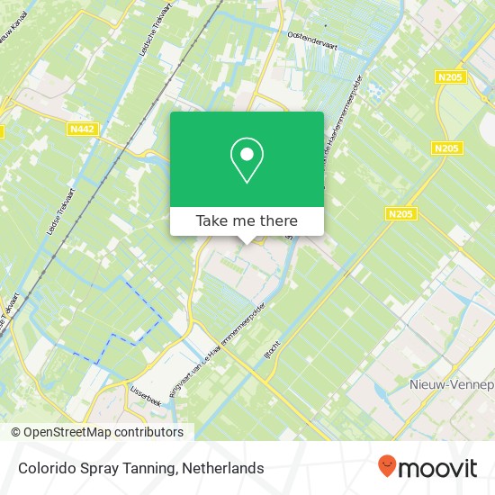 Colorido Spray Tanning map