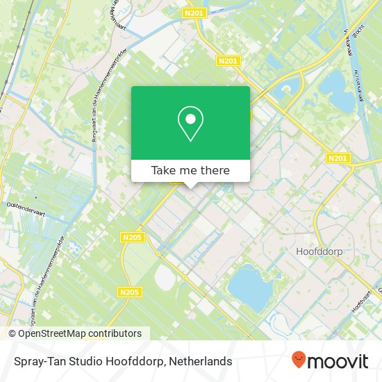 Spray-Tan Studio Hoofddorp map