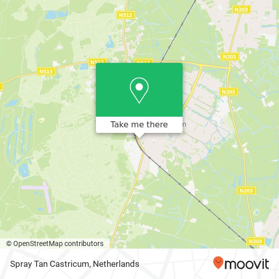 Spray Tan Castricum map