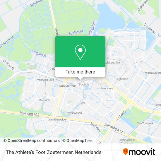 The Athlete's Foot Zoetermeer Karte
