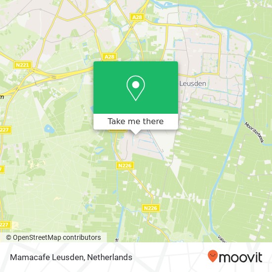 Mamacafe Leusden map