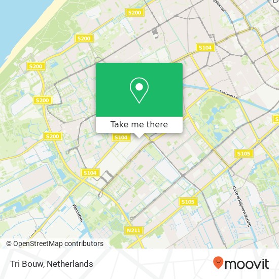 Tri Bouw, Zilverstraat 23 Karte