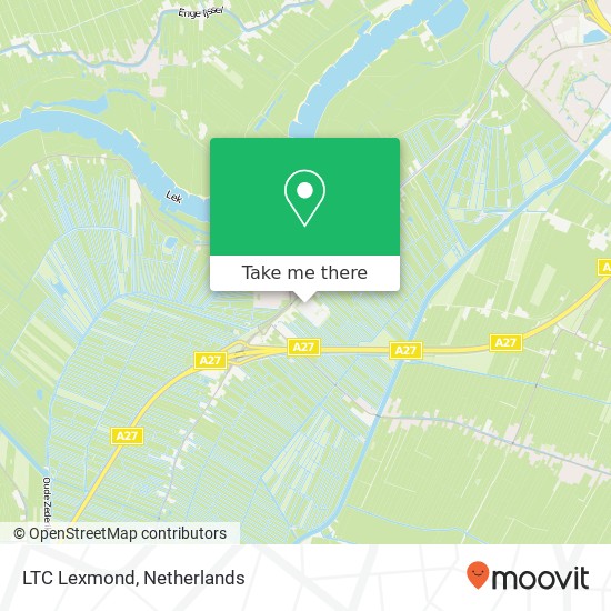 LTC Lexmond, Nieuwe Rijksweg 8 map