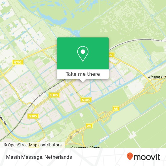 Masih Massage, Rodosstraat 17 map