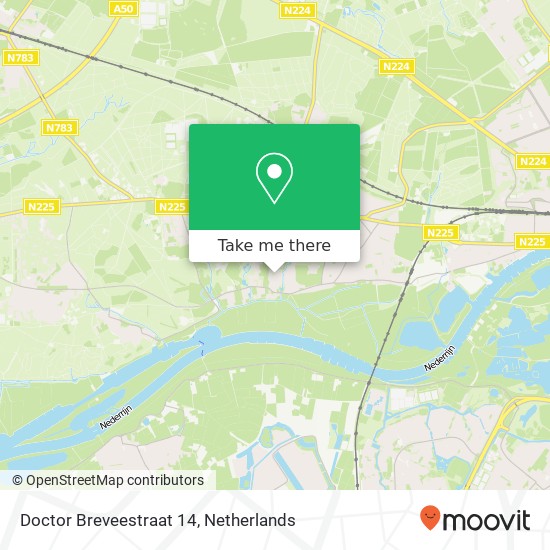 Doctor Breveestraat 14, 6862 DG Oosterbeek Karte