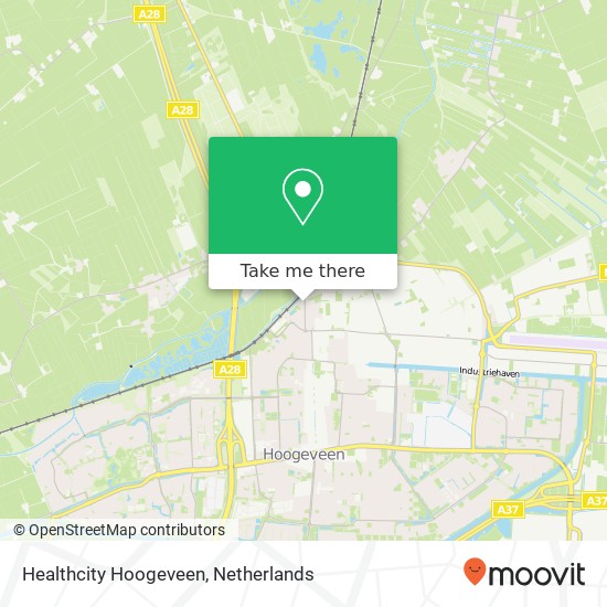 Healthcity Hoogeveen, Pesserstraat 33 map