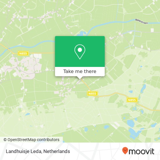 Landhuisje Leda, Lhee 46 map