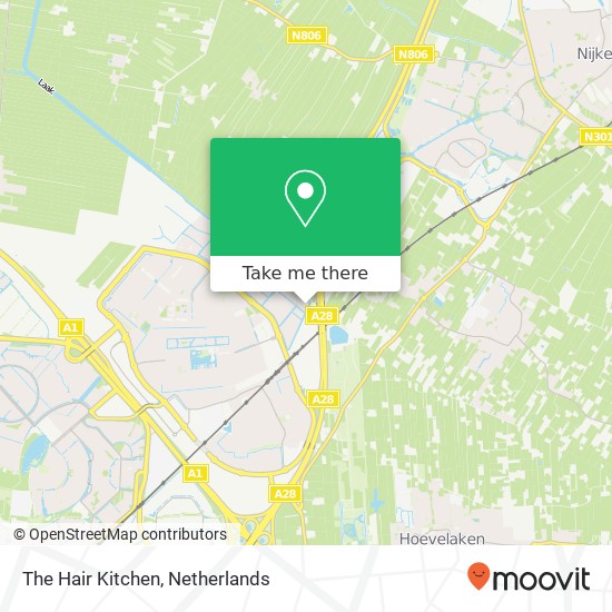 The Hair Kitchen, Hindeloopenkade 84 map