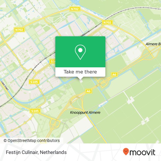 Festijn Culinair, Trekweg map