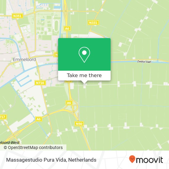 Massagestudio Pura Vida, Kleiweg 5 map