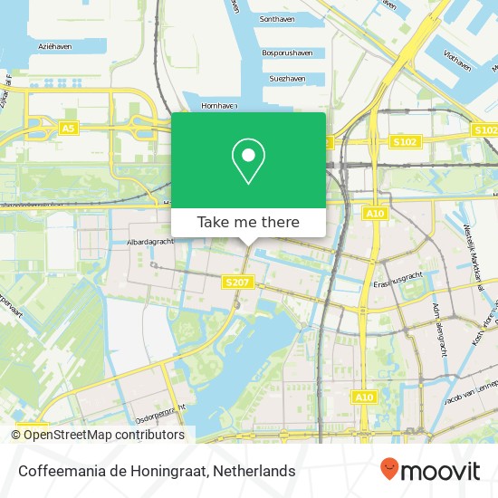 Coffeemania de Honingraat, 1063 Amsterdam Karte