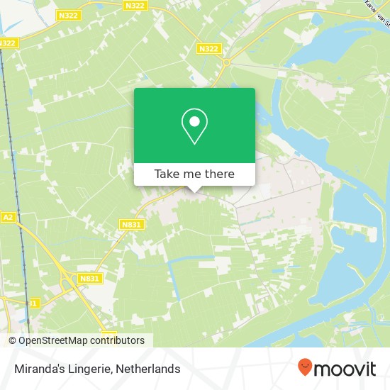 Miranda's Lingerie, Voorstraat 12 map