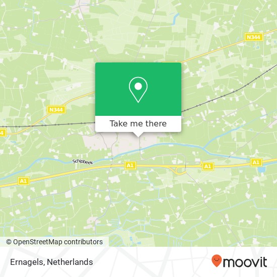 Ernagels map