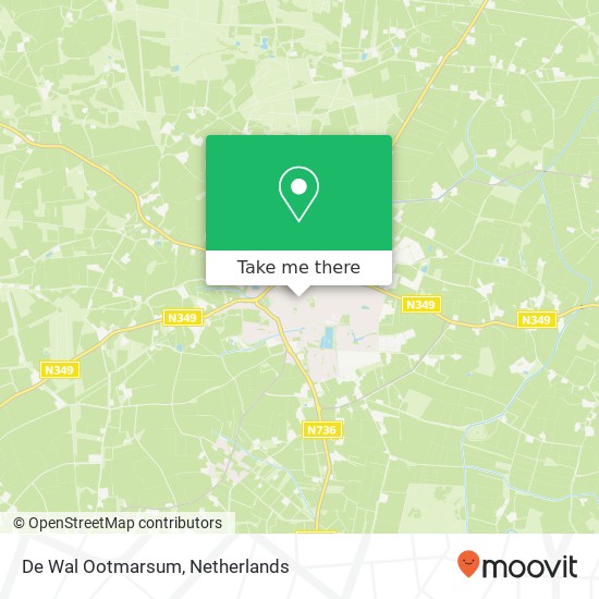 De Wal Ootmarsum, Oostwal 6 map