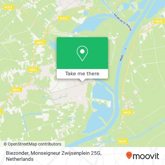 Biezonder, Monseigneur Zwijsenplein 25G map