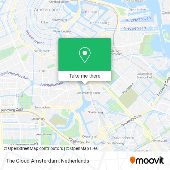 The Cloud Amsterdam map