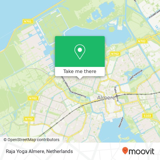 Raja Yoga Almere, Wollegrasweg 33 map