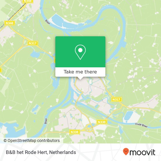 B&B het Rode Hert map