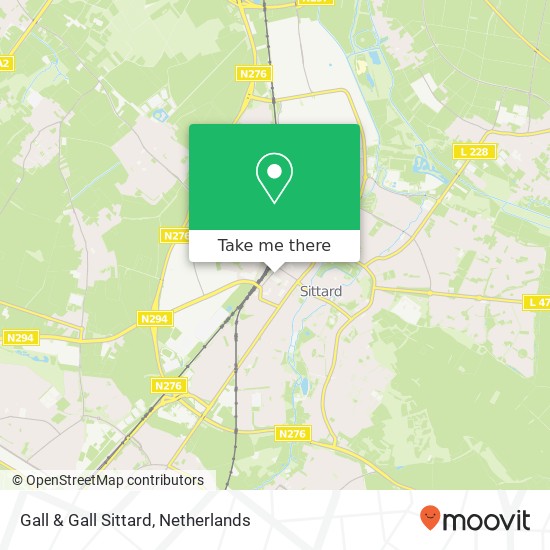 Gall & Gall Sittard, Brugstraat 1B map