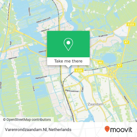 Varenrondzaandam.Nl map