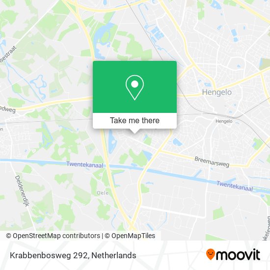 Krabbenbosweg 292 map