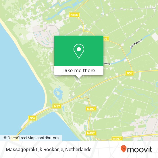 Massagepraktijk Rockanje, Voet of Kraagweg 1A map