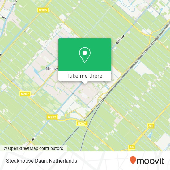 Steakhouse Daan, Sint Anthoniusstraat 5 map