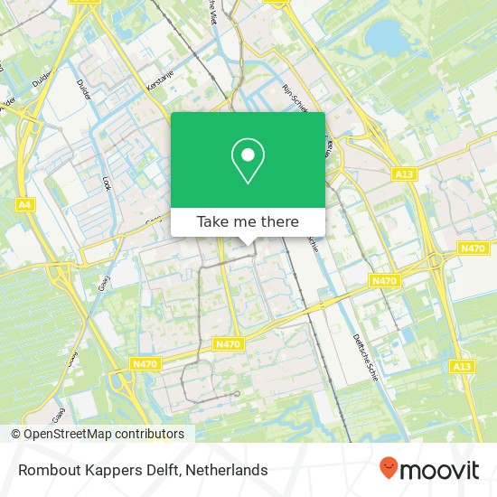 Rombout Kappers Delft, Troelstralaan 15D Karte