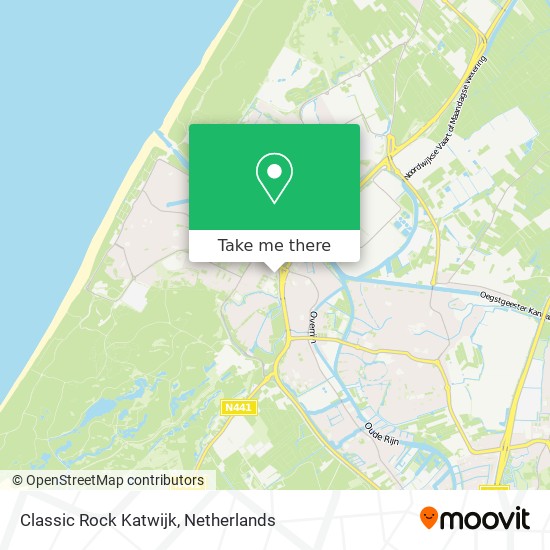 Classic Rock Katwijk map