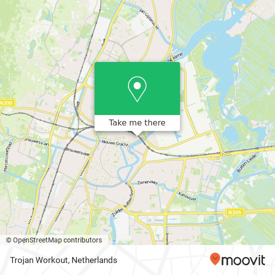 Trojan Workout, Gonnetstraat 7 Karte