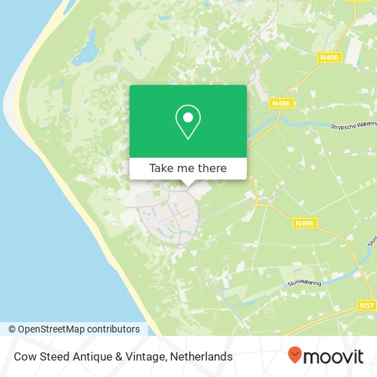 Cow Steed Antique & Vintage, Molendijk 10 Karte