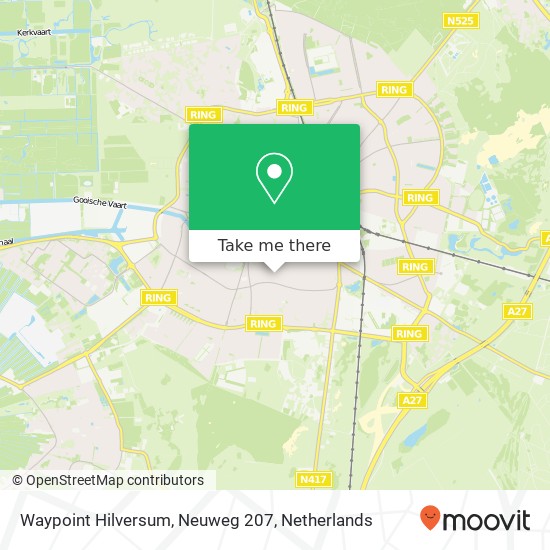 Waypoint Hilversum, Neuweg 207 Karte