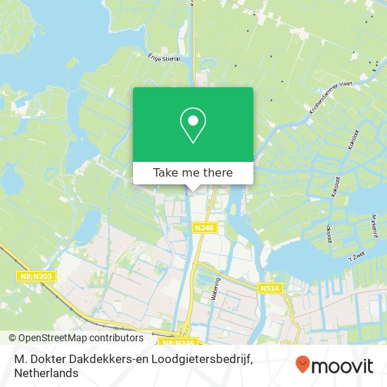 M. Dokter Dakdekkers-en Loodgietersbedrijf, Molletjesveer 5 map