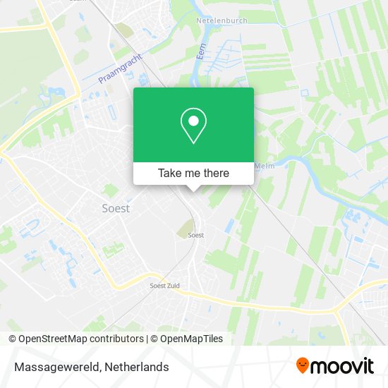 Massagewereld map