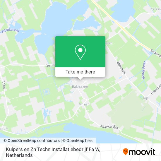 Kuipers en Zn Techn Installatiebedrijf Fa W map
