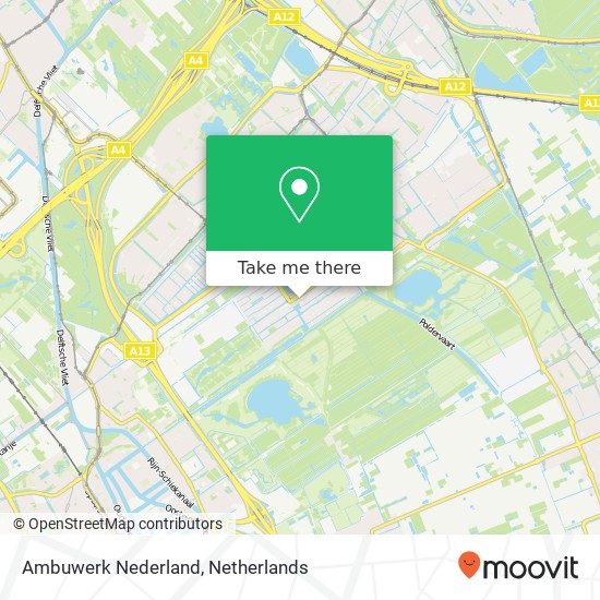 Ambuwerk Nederland, Oeverwallaan 130 map