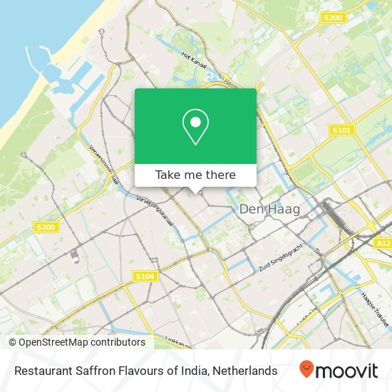 Restaurant Saffron Flavours of India, Prins Hendrikstraat 32A map