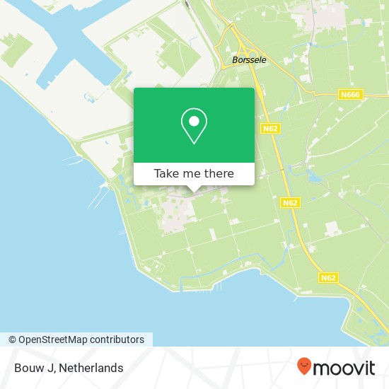 Bouw J, Monsterweg 1 Karte