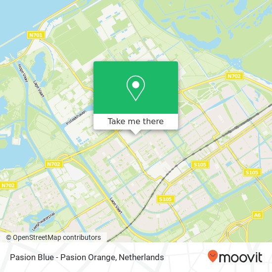 Pasion Blue - Pasion Orange, Hopperzuigerstraat map