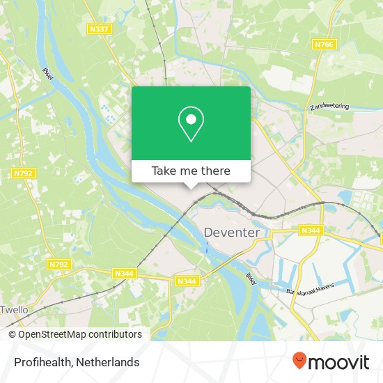 Profihealth, Zwolseweg 52 map